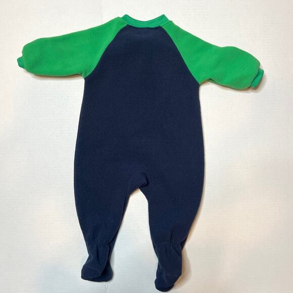 VTG Notre Dame Baby Fleece Zippy Footie - Picture 2 of 4